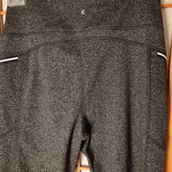 NWT WOMENS KAYODAN GRAY SOFT STRETCH POLYESTER ZIPPER POCKETS ACTIVE PANTS P/S - Picture 7 of 8